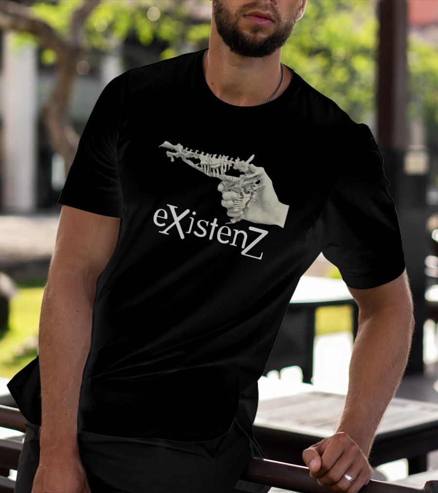 EXistenZ Bone Gun Hand Retro 90s Film T-Shirt