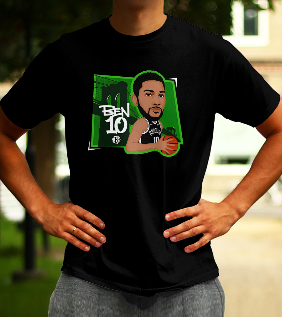 Ben Simmons Brooklyn Nets Ben 10 Brooklyn Bridge T-Shirt