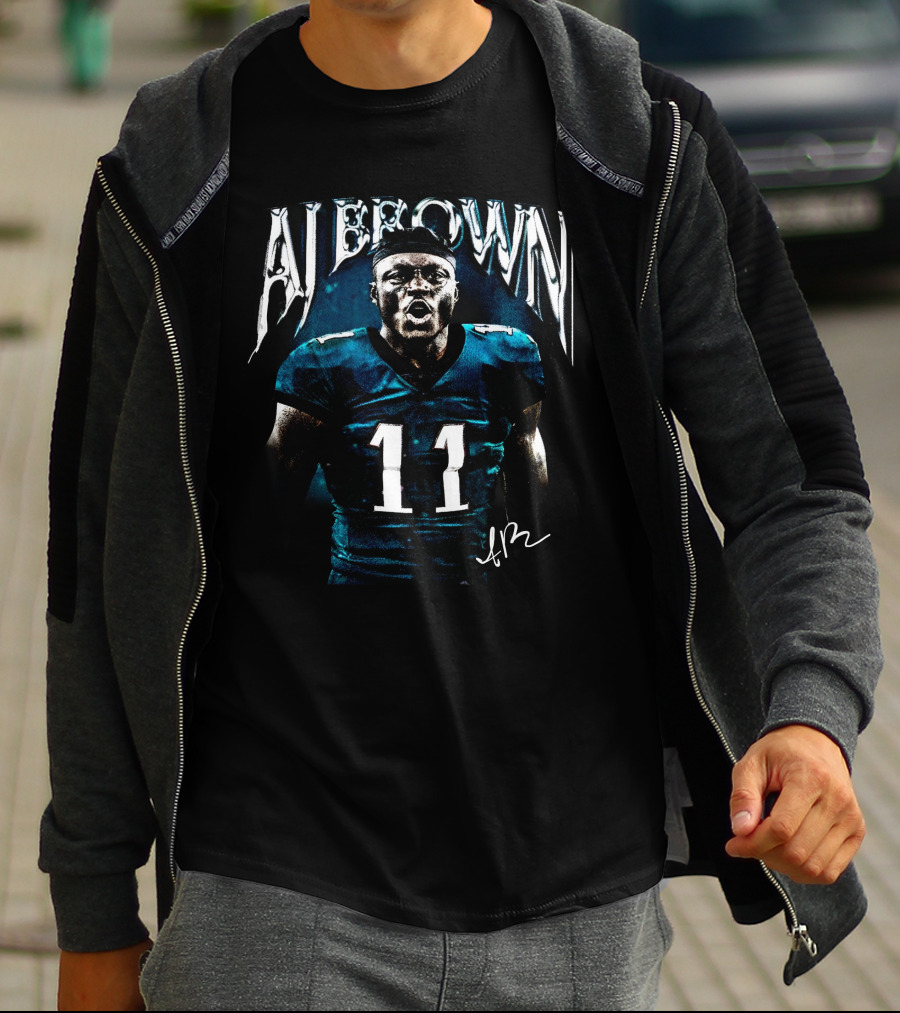 AJ Brown Number 11 T-Shirt