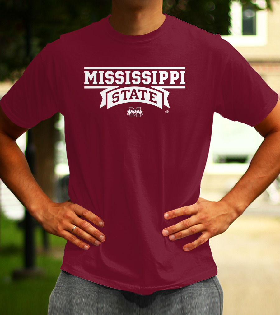 Mississippi State University Bulldogs M State Wordmark T-Shirt