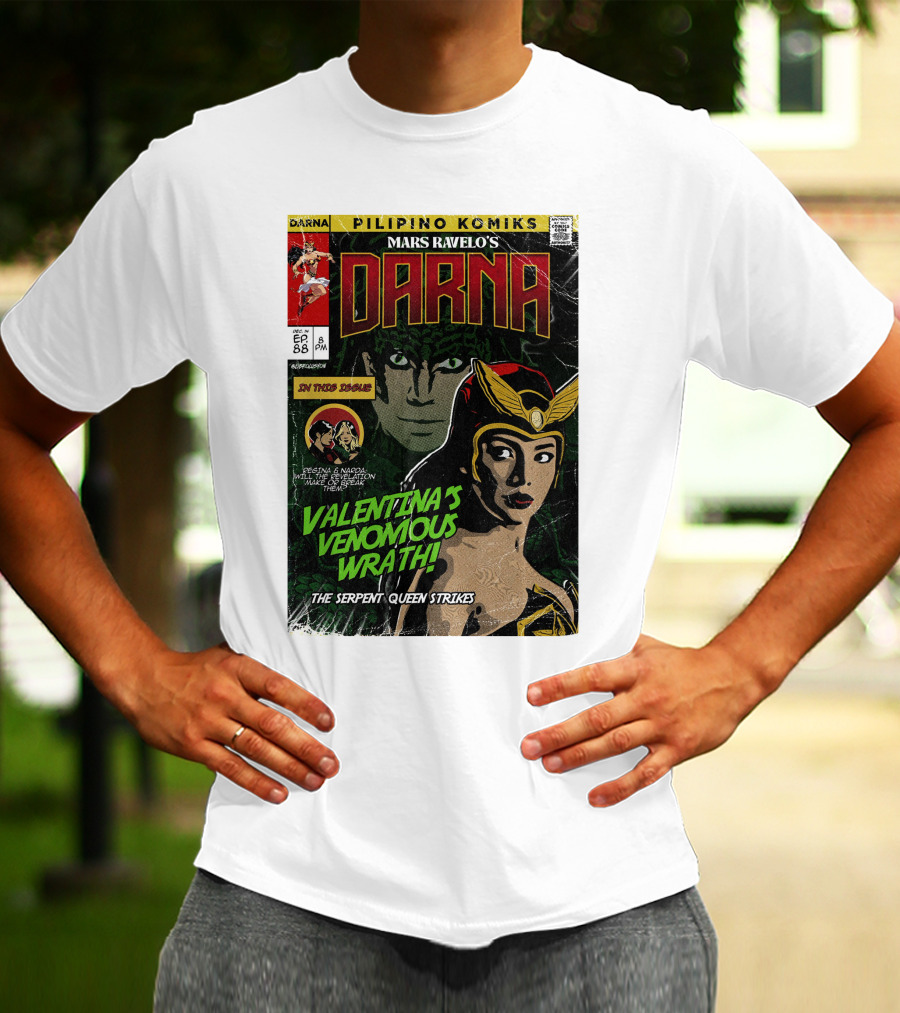 Mars Ravelo's Darna Valentina's Venomous Wrath The Serpent Queen Strikes Pilipino Komiks T-Shirt