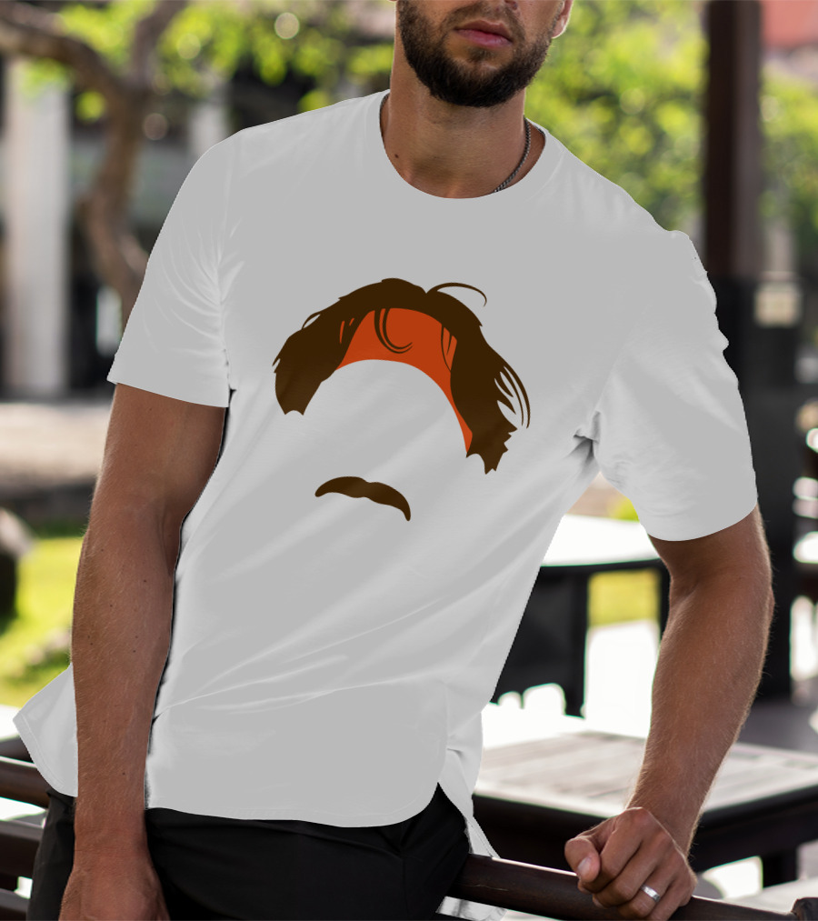 The Bvp Headband And Mustache T-Shirt