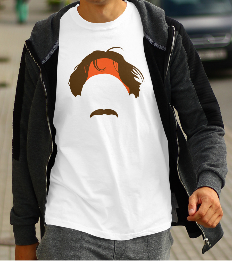 The Bvp Headband And Mustache T-Shirt