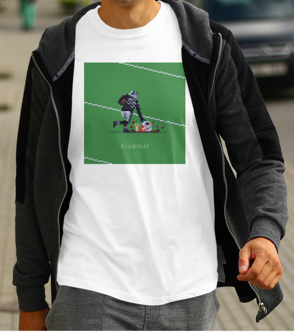Chandler Jones Football Action Scene T-Shirt