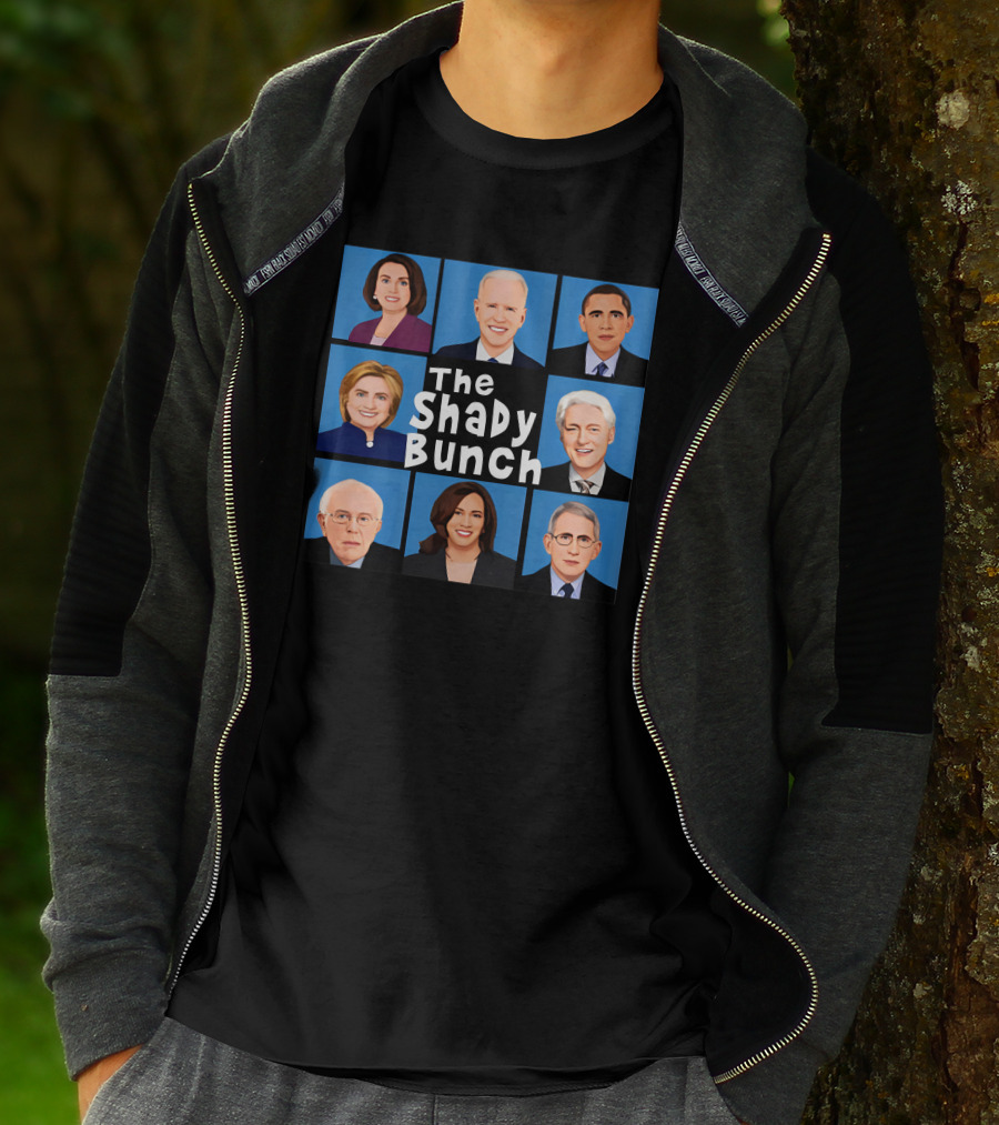The Shady Bunch Clown World Political Figures T-Shirt