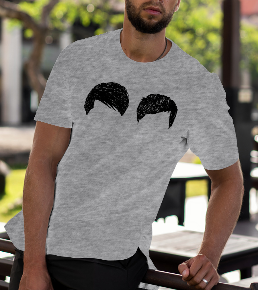 Dan And Phil Fringe Hair Iconic T-Shirt