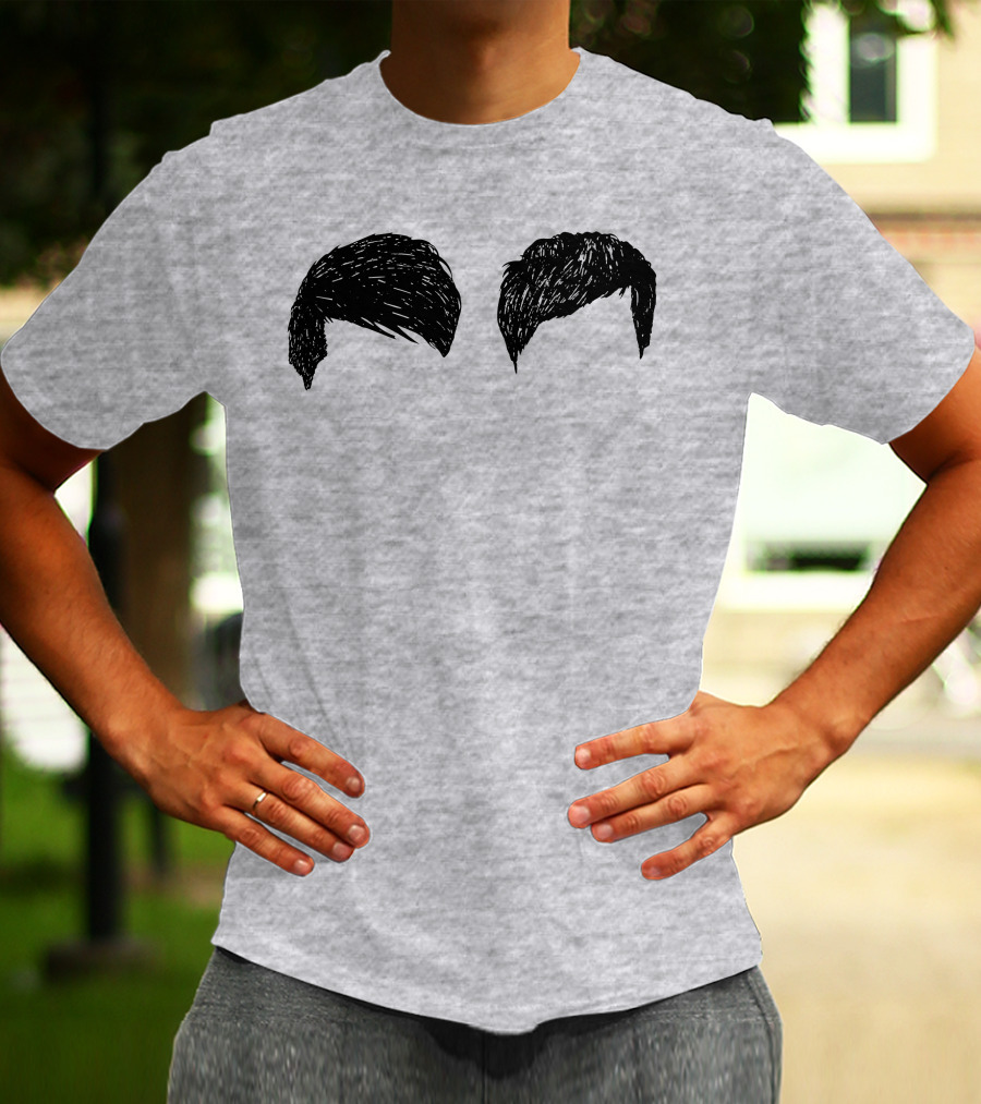 Dan And Phil Fringe Hair Iconic T-Shirt
