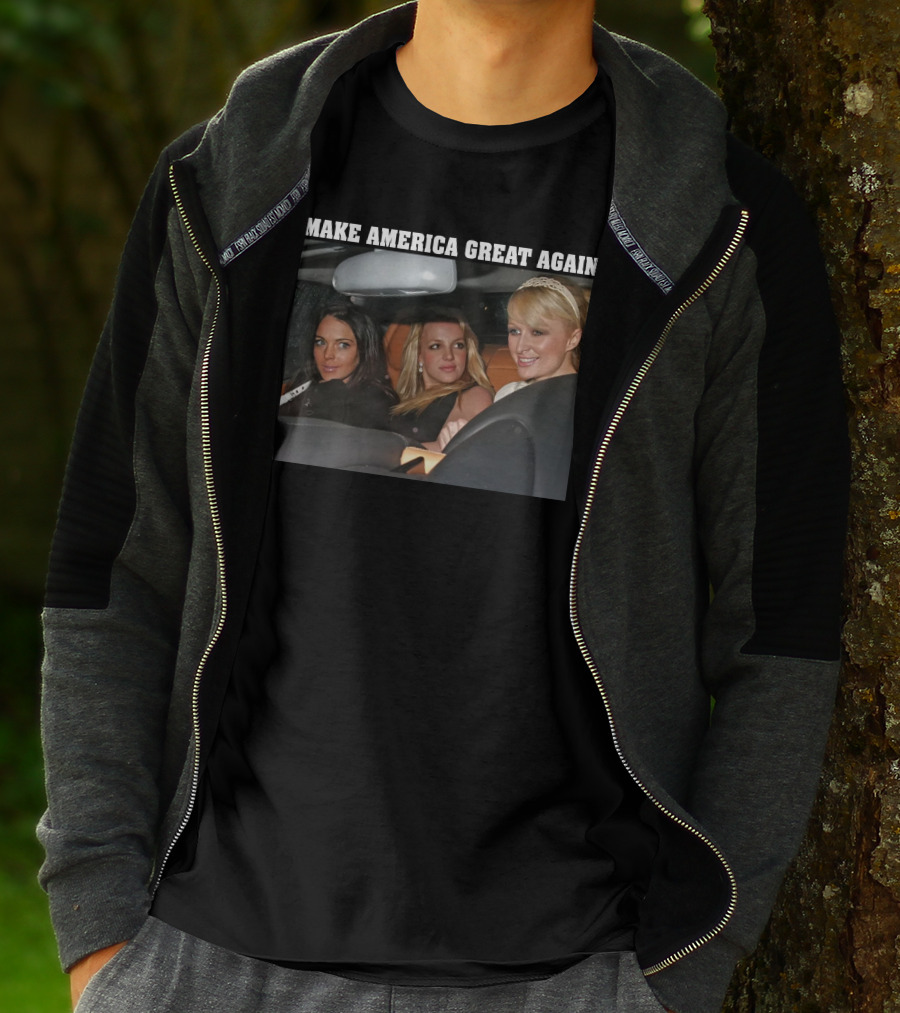 MAKE AMERICA GREAT AGAIN Car Ride Photo T-Shirt