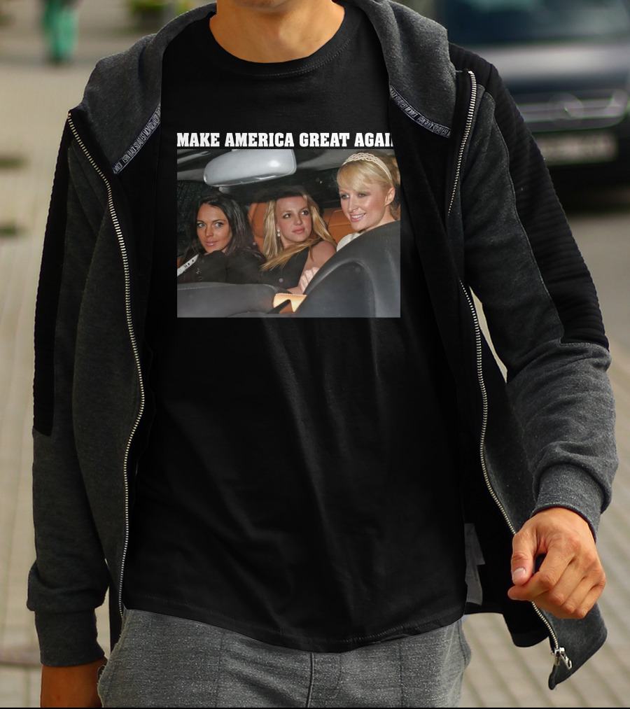 MAKE AMERICA GREAT AGAIN Car Ride Photo T-Shirt