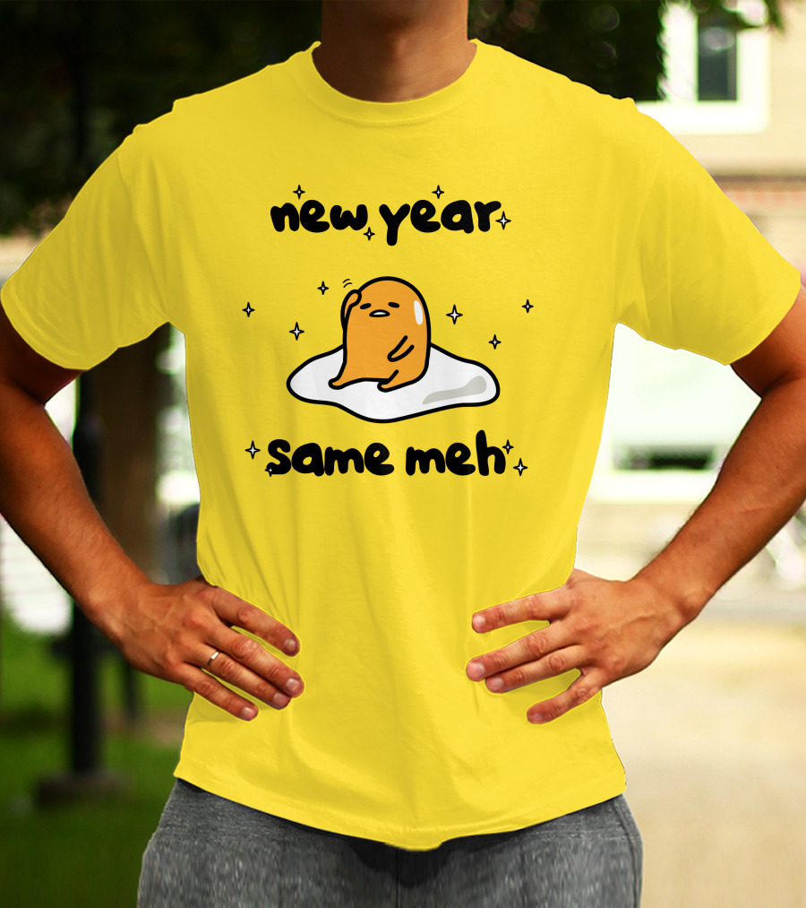 Gudetama New Year Same Meh Egg Character T-Shirt