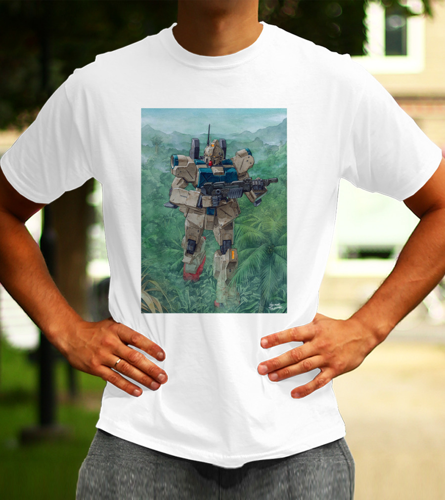 Mobile Suit Jungle Patrol Gundam Art By Hajime Katoki T-Shirt