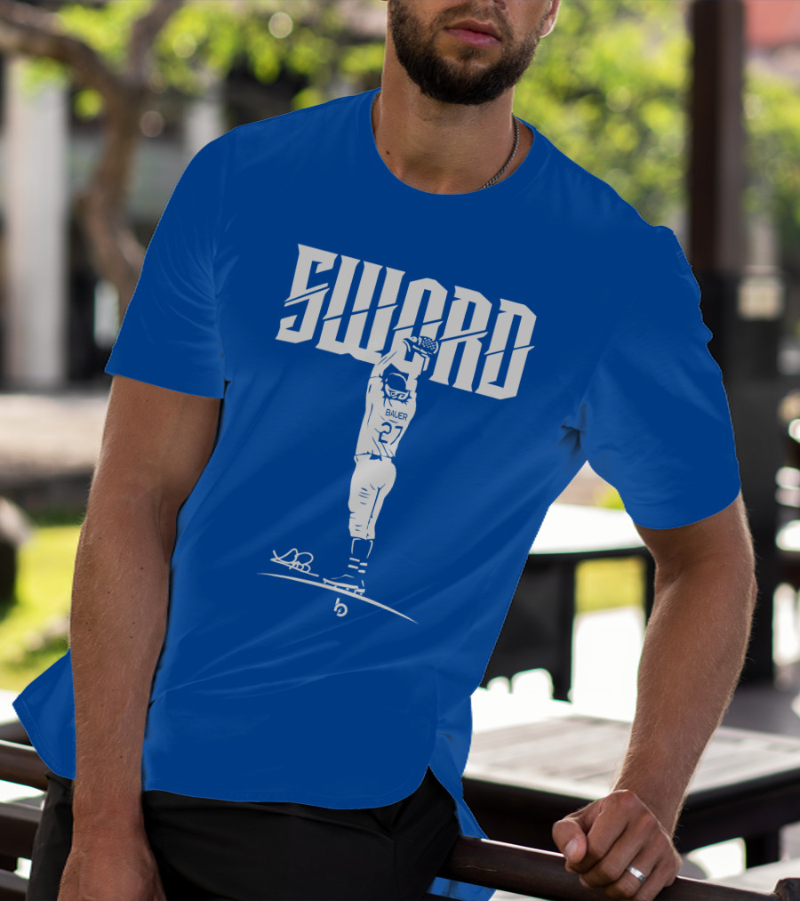 Bauer Sword Baseball Pitcher 27 T-Shirt