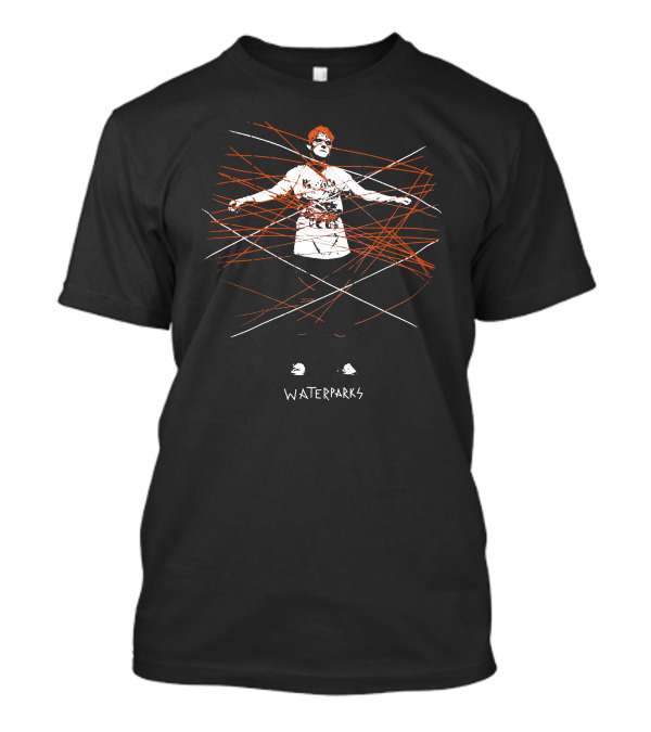Waterparks Funeral Grey String Abstract Figure T-Shirt