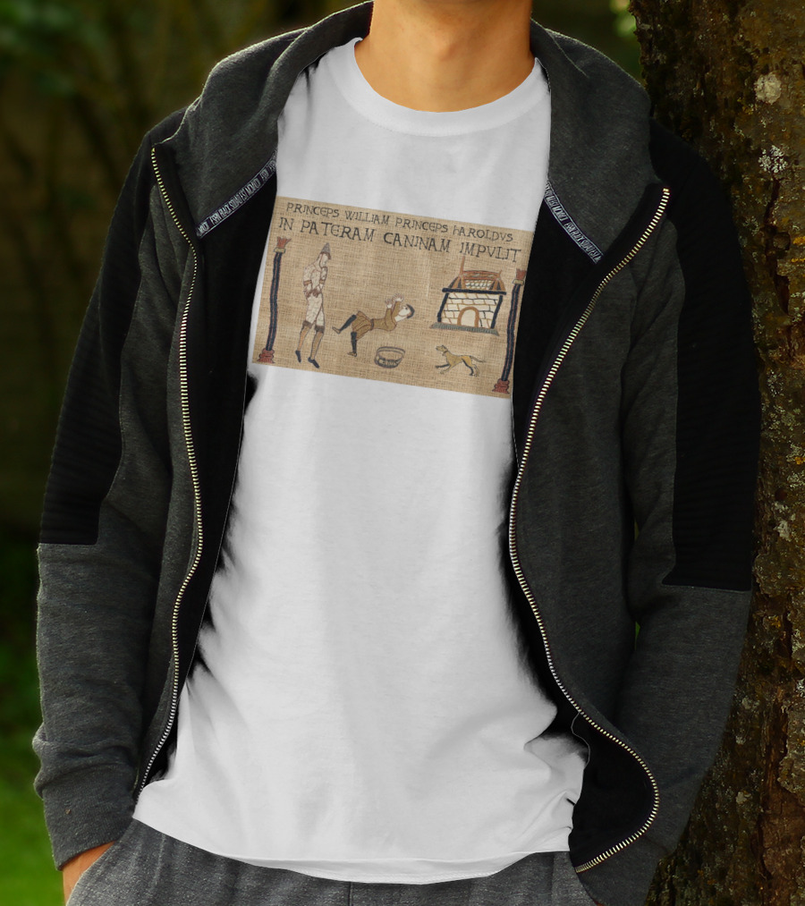 Princeps William Princeps Haroldvs In Pateram Cannam Impvlit T-Shirt