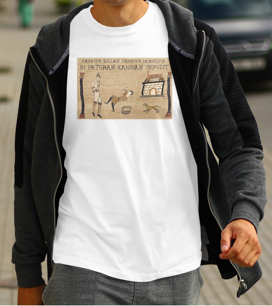 Princeps William Princeps Haroldvs In Pateram Cannam Impvlit T-Shirt
