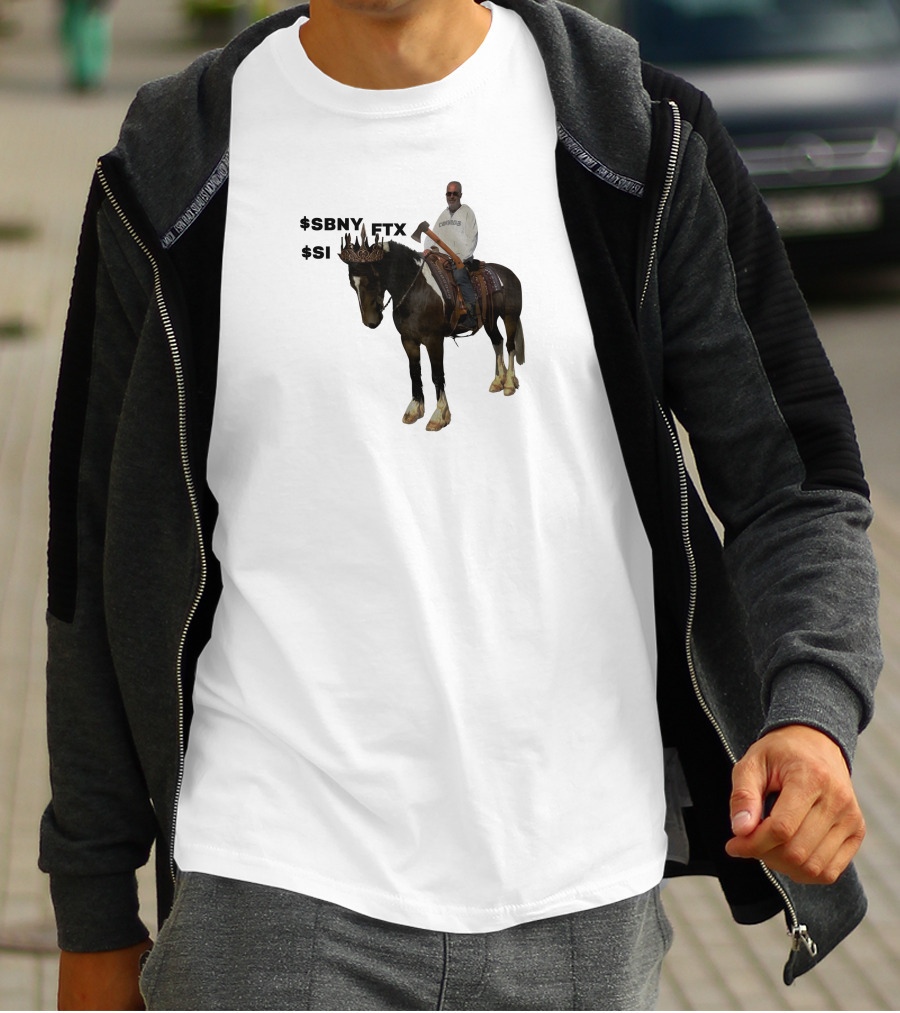 The Triple Crown $Sbny $Si Ftx Cryptocurrency Horse Rider T-Shirt