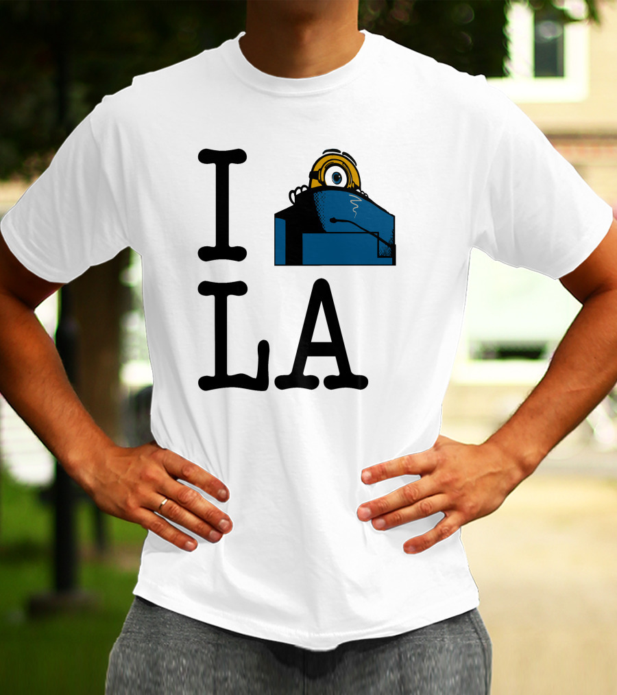 I Love Yellow Guy LA T-Shirt