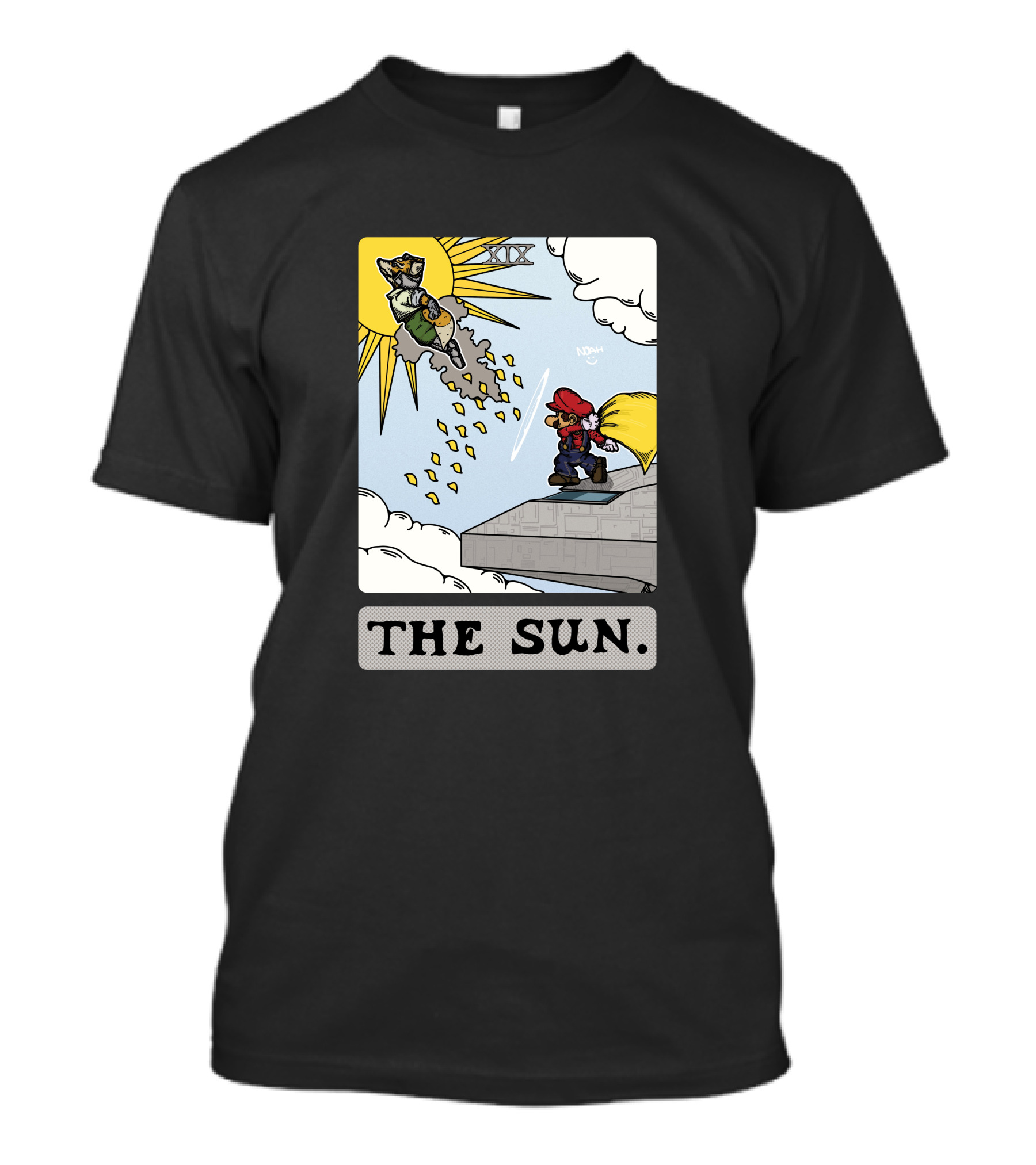 Noah The Sun XIX Tarot Mario T-Shirt