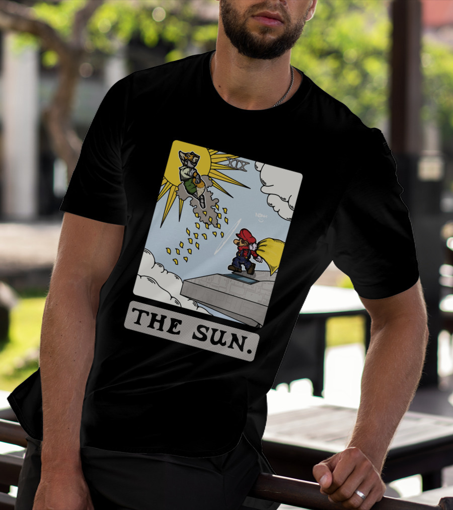 Noah The Sun XIX Tarot Mario T-Shirt