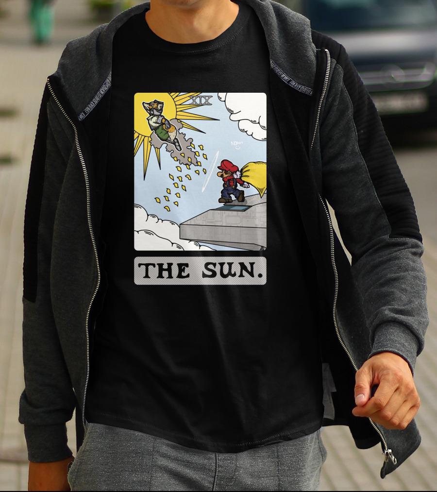 Noah The Sun XIX Tarot Mario T-Shirt