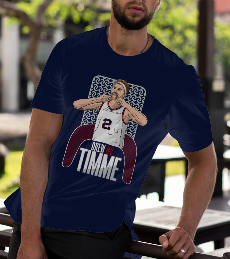 Drew Timme #2 Basketball Player T-Shirt