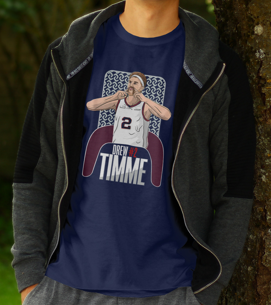 Drew Timme #2 Basketball Player T-Shirt