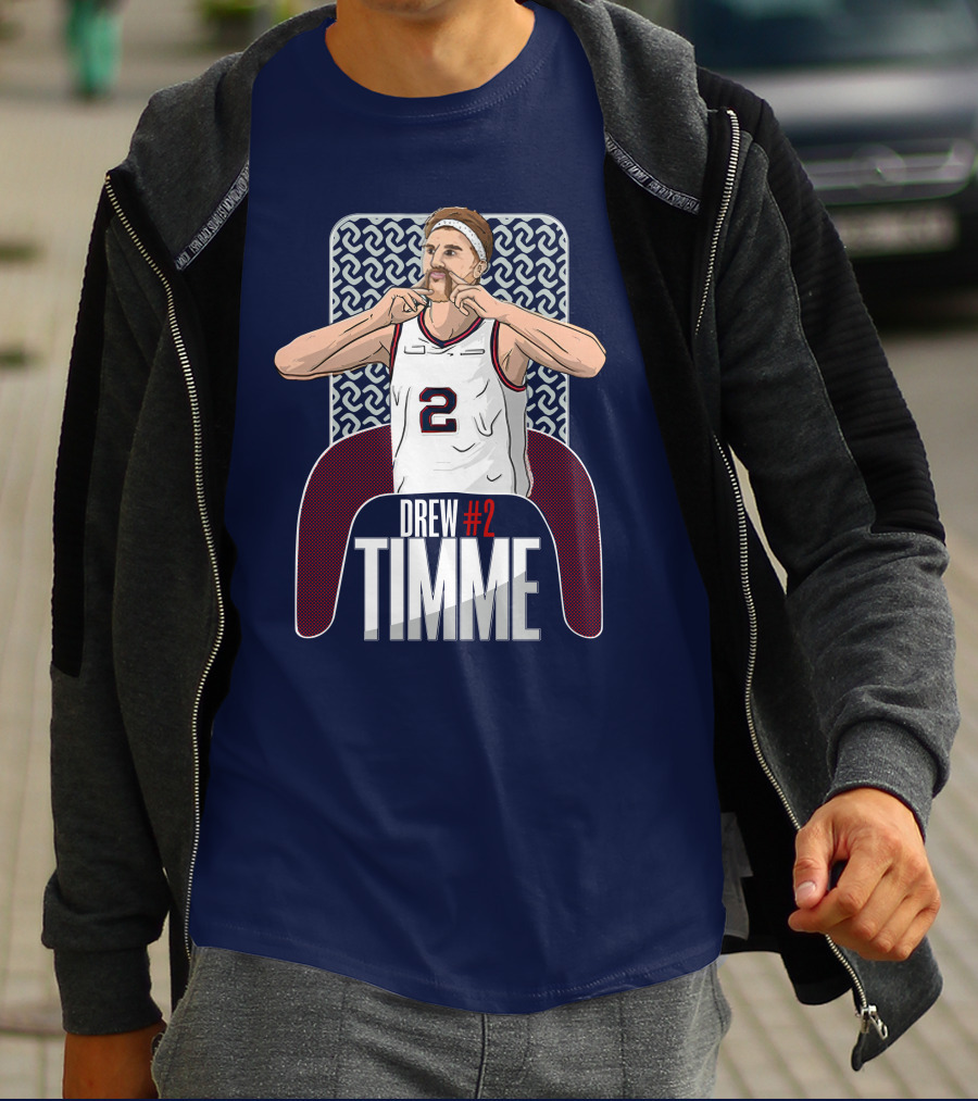 Drew Timme #2 Basketball Player T-Shirt