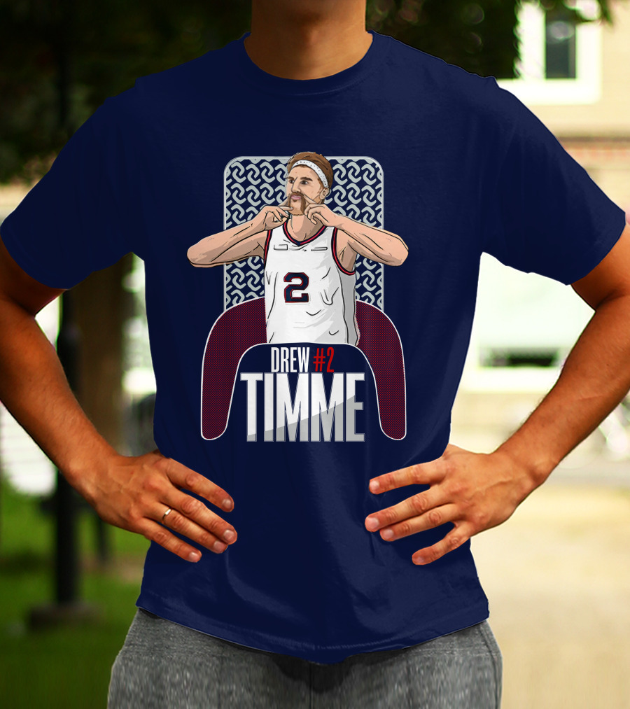 Drew Timme #2 Basketball Player T-Shirt