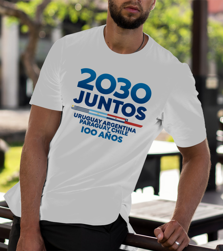 2030 Juntos Uruguay Argentina Paraguay Chile 100 Años T-Shirt