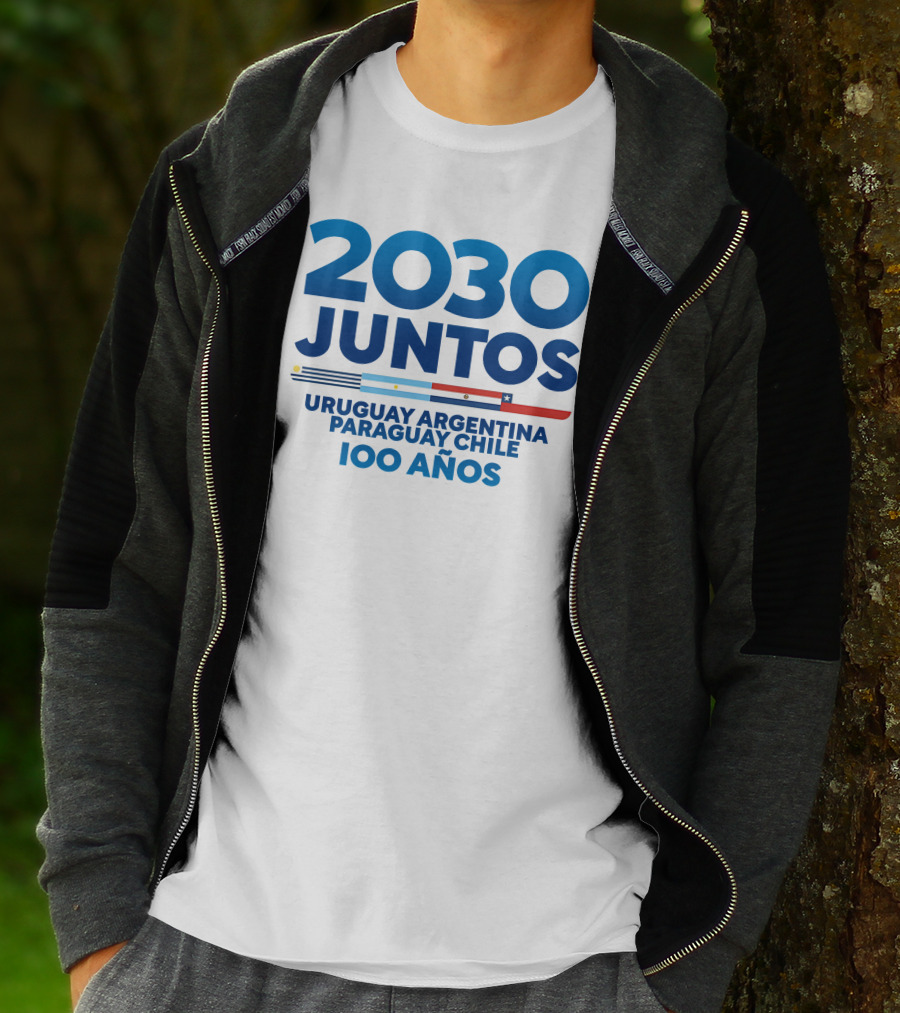 2030 Juntos Uruguay Argentina Paraguay Chile 100 Años T-Shirt