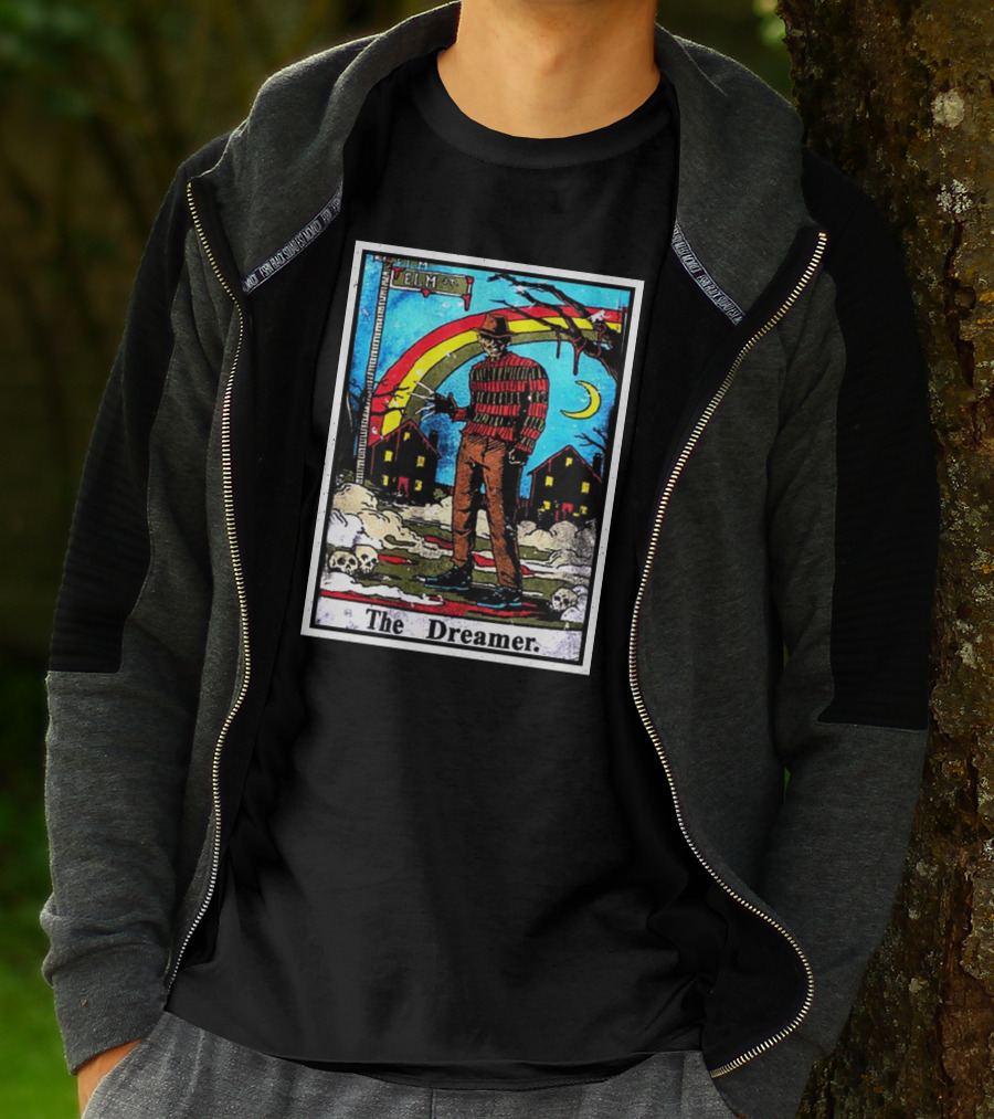 The Dreamer Elm Street Freddy Krueger Retro T-Shirt