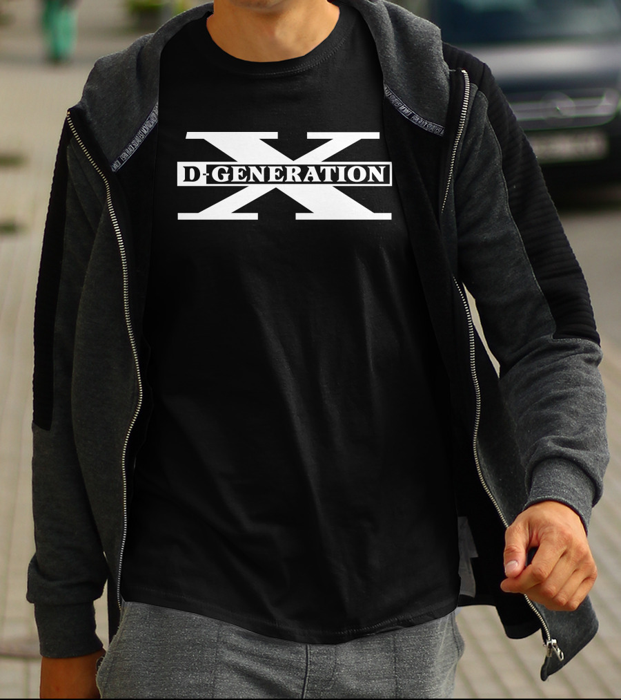 D-Generation X WWE Wrestling Iconic Logo Phrase T-Shirt