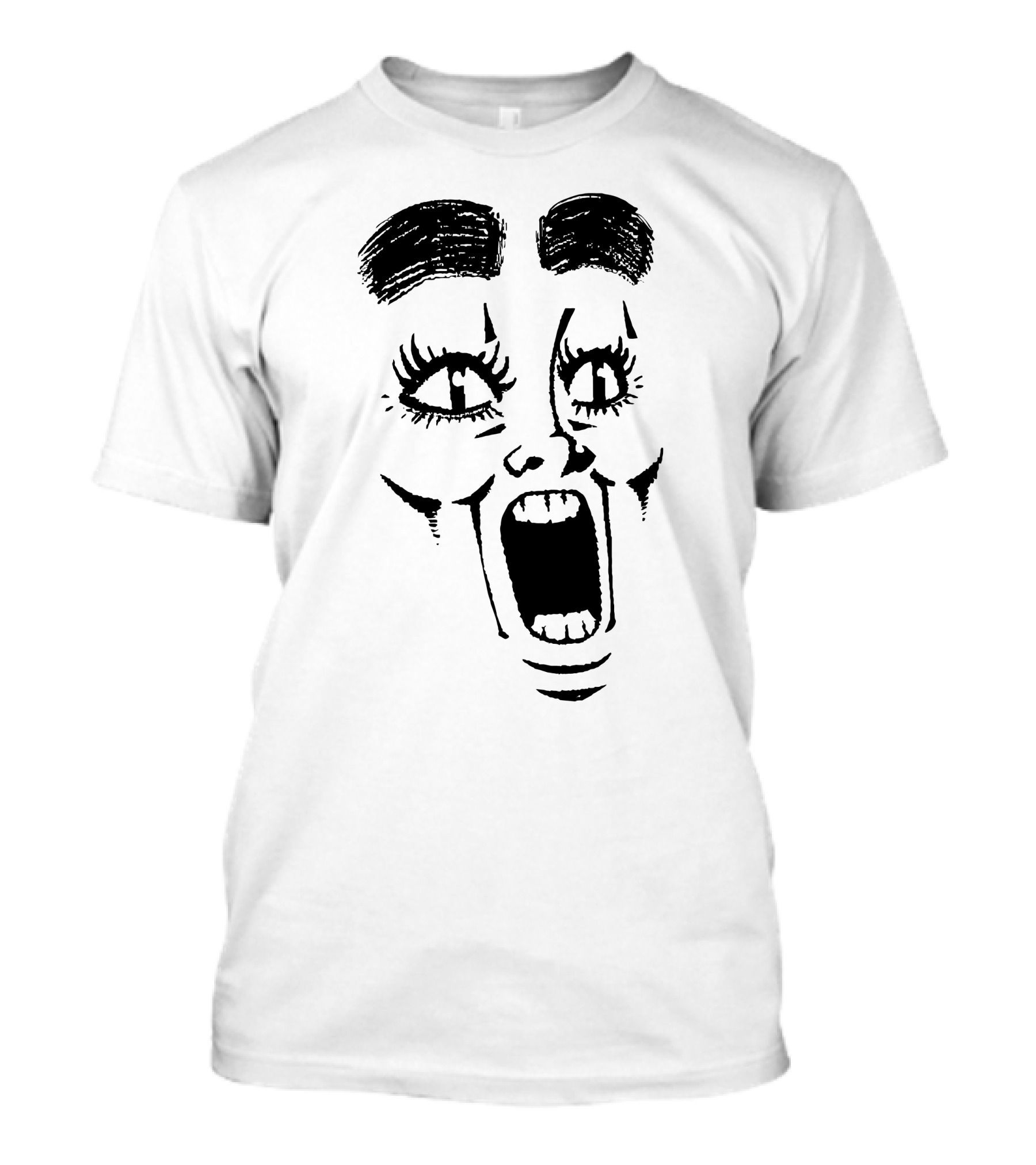 Represent Gasp Bold Expression Face T-Shirt
