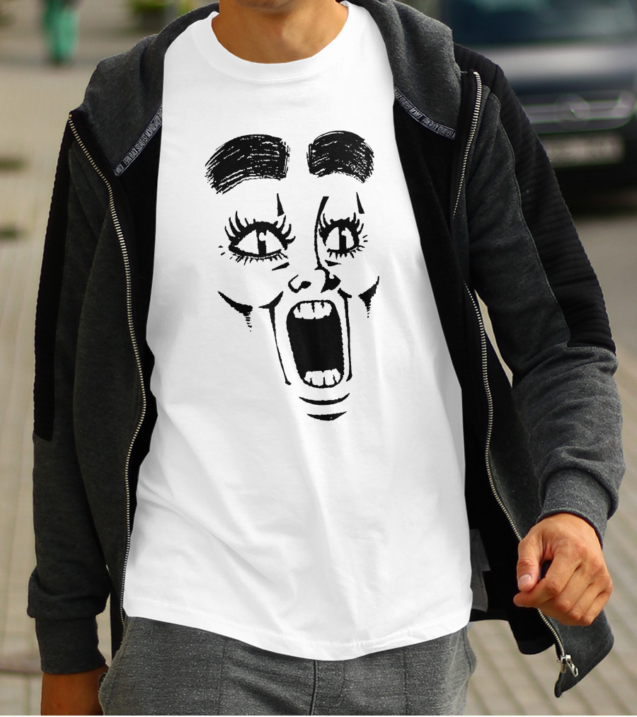 Represent Gasp Bold Expression Face T-Shirt