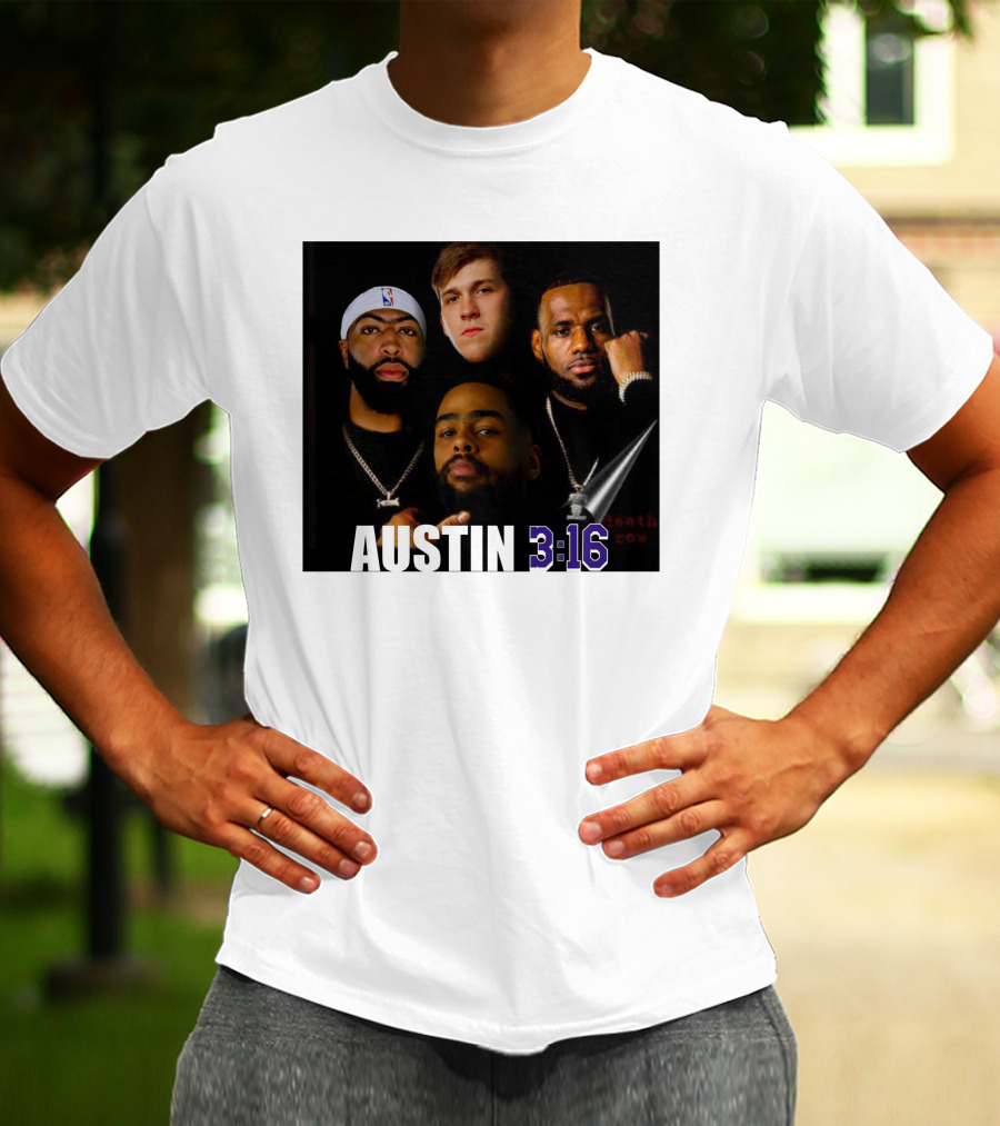 Lakers Basketball Austin 3 16 Players T-Shirt