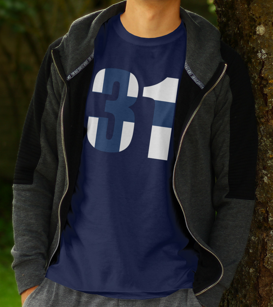 Nafo Finland 31 Finnish Flag Stripes T-Shirt