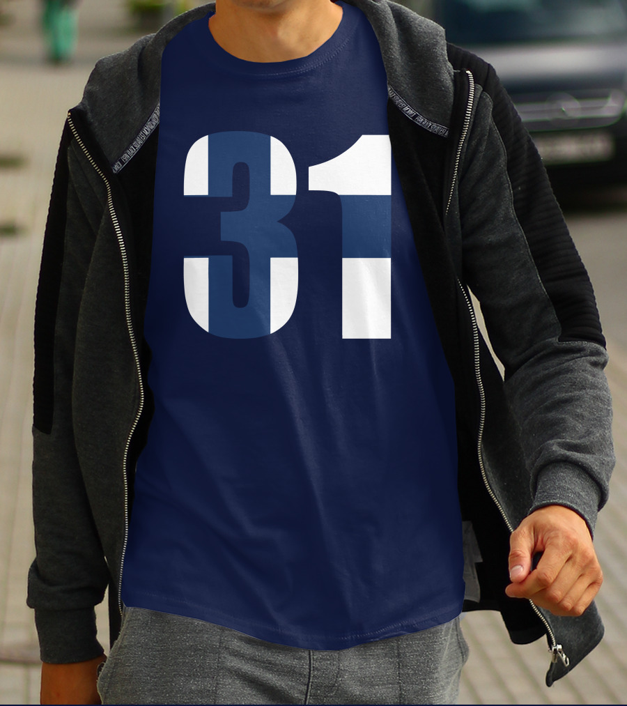 Nafo Finland 31 Finnish Flag Stripes T-Shirt