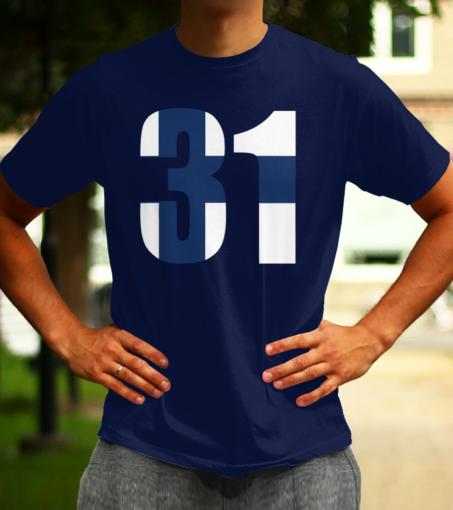 Nafo Finland 31 Finnish Flag Stripes T-Shirt