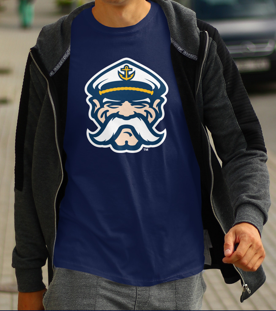Lake County Captains Nautical Logo Cap T-Shirt