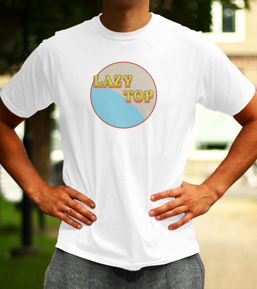 LAZY TOP Retro Circular T-Shirt
