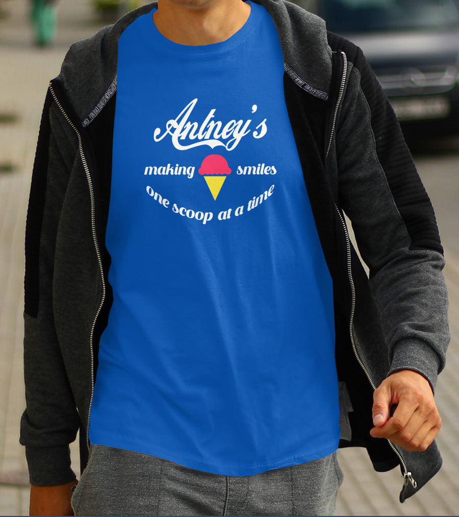 Antney's Ice Cream Making Smiles One Scoop At A Time T-Shirt