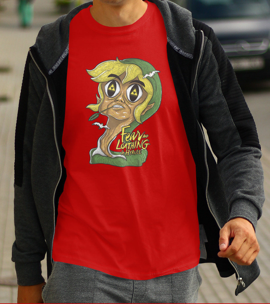 Fear And Loathing In Hyrule Psychedelic Adventure Tribute To Iconic Gaming Legend T-Shirt
