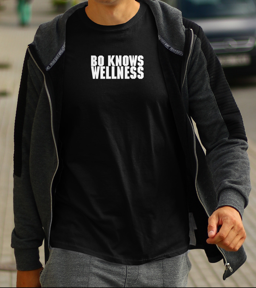 Bo Knows Wellness Athletic Motivation Phrase T-Shirt