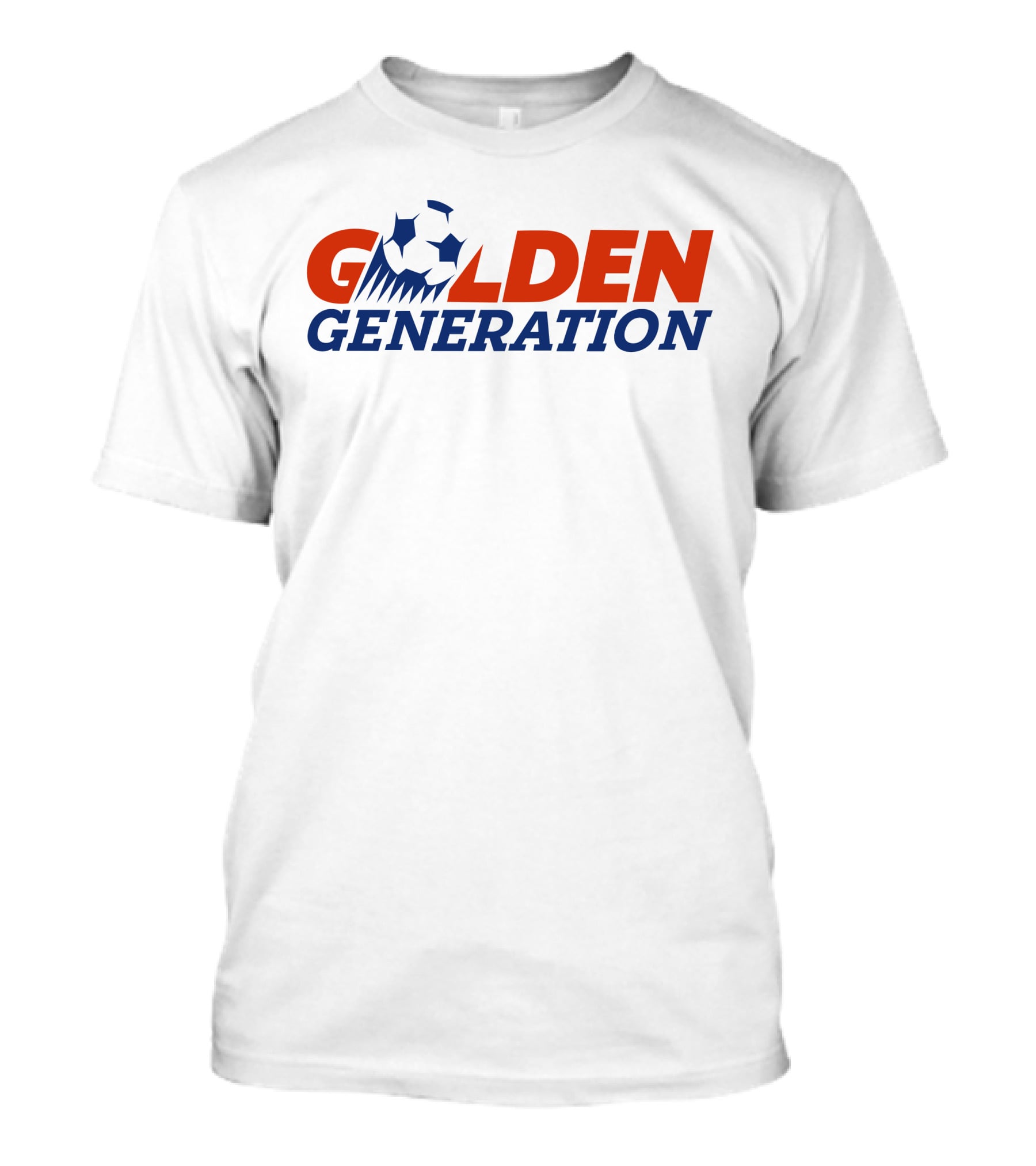 Golden Generation Soccer Ball Typography T-Shirt