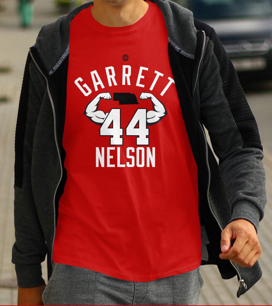 Garrett Nelson 44 Nebraska Strong T-Shirt