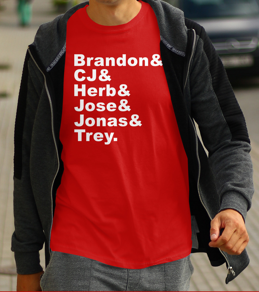 Brandon CJ Herb Jose Jonas Trey New Orleans Pelicans Fan T-Shirt