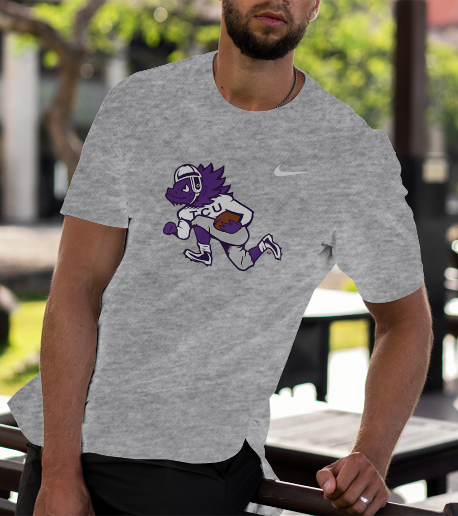 TCU Horned Frog Football Player T-Shirt