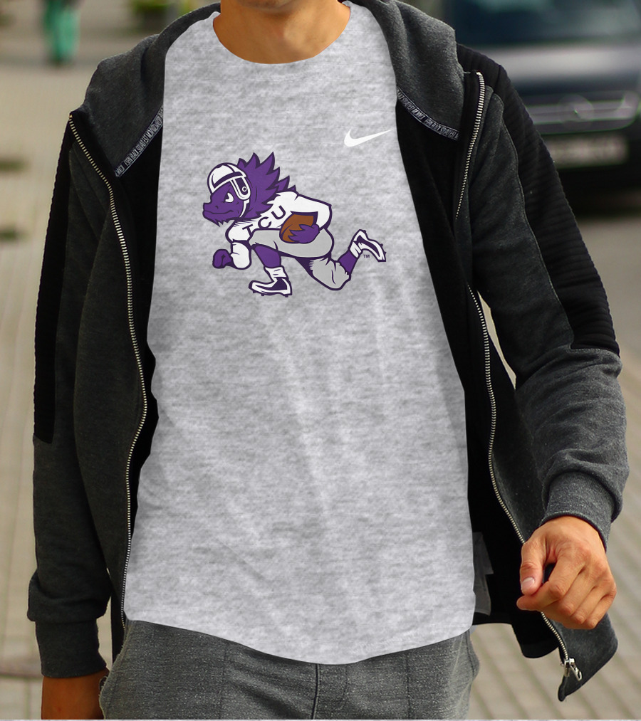 TCU Horned Frog Football Player T-Shirt
