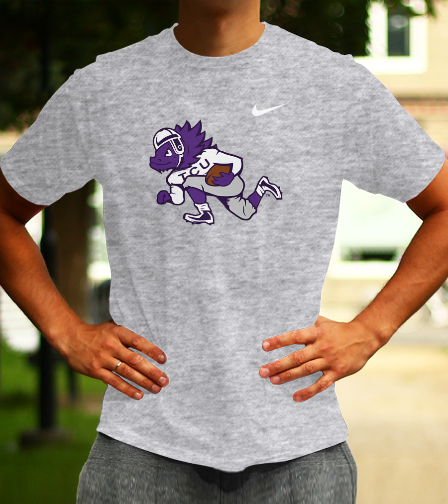 TCU Horned Frog Football Player T-Shirt