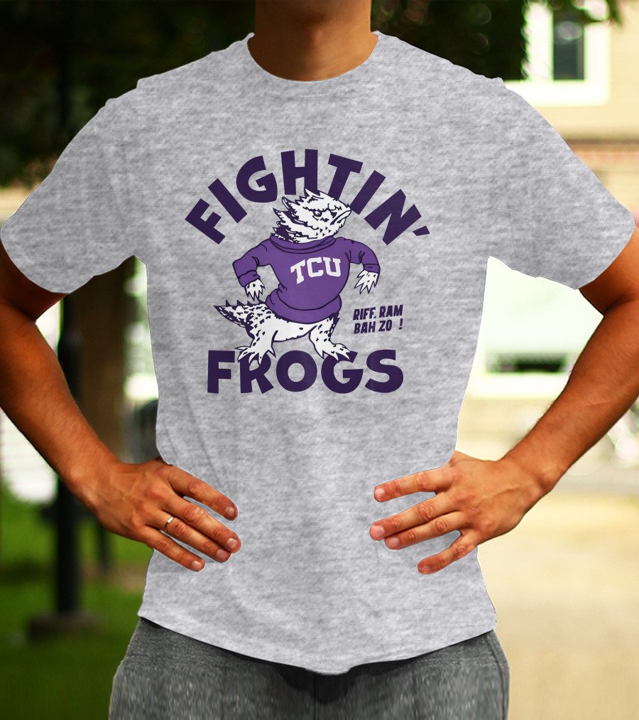 Fightin' Frogs TCU Riff Ram Bah Zo Vintage T-Shirt